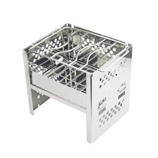 800도씨화로대 화목난로 볼케이노화로대 TOMSHOO-티타늄 캠핑 목재 스토브 휴대용 야외 접이식 화목 난로