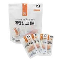 국내산 고단백 닭안심 강아지 고양이 닭가슴살 12세트, 360g, 12개