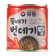 유동 뚝배기 번데기탕 얼큰한맛, 280g, 65개