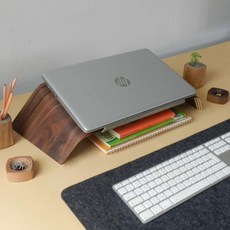 노트북거치대 받침대 게이밍 높낮이조절 추천 fagus wood laptop stand