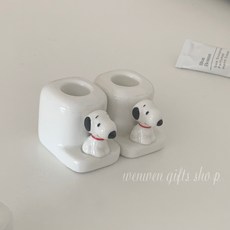 스누피칫솔꽂이