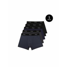 휠라 휠라 리니어로고 밴드 남성 드로즈 5팩 (FI4DRF1102M_BLK)
