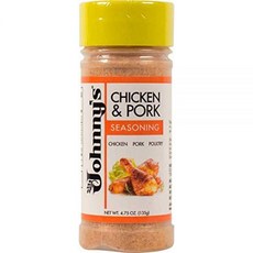 Johnny's 닭고기 및 돼지고기 시즈닝 134.7g(4.5온스) (2팩), Johnny's 닭고기 및 돼지고기 시즈닝, 134.7