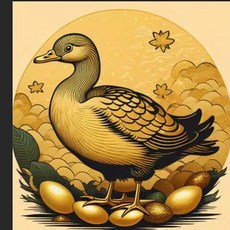 세진new 보석 십자수 해바라기 금전 행운 건강기원 아름다운 그림 큐빅 보석십자수 100 MK 황금알을 낳는 거위 40x50