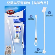 해외 반려견 용 칫솔 및 치약 키트-14695, 단일옵션, 옵션02