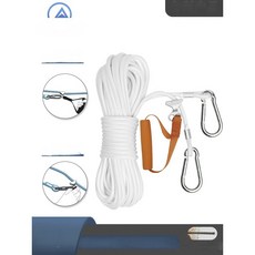 야외 빨랫줄 퀼트 건조 유물 시원한 옷 버클 두꺼운 지붕 상단 로프, 7 [Compensation for drying out, 1개