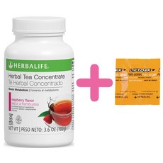 허벌라이프 허벌티 농축 라즈베리 3.6oz 무료배송 미국 본사 제품, 1개