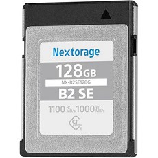 Nextorage 일본 메이커 CFexpress Type B 128GB 최대 읽기 속도 NX-B2SE128G/INE, 1MB, 1개