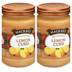 맥케이스 크리미 스코티시 레몬 커드 340g 2통 Mackays Lemon Curd 12 Ounce