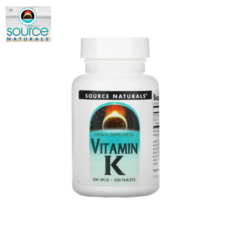소스내추럴 비타민K VitaminK 500mcg 200 타블렛, 1개, 200정