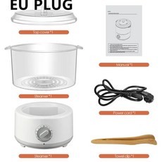 스텐전기찜기 미니 전기 스파 타올 스톤 워머 버킷 빠른 가열 네일 살롱 마사지 202 ° F, 5.EU PLUG white, 6.White EU PLUG