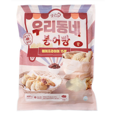 굿프랜즈 우리동네 붕어빵 팥 700g 간식 풀빵 간편식 디저트 겨울간식, 40개