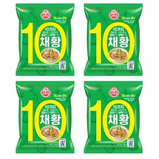오뚜기 비건 채식주의 라면 채황 110g x 4개, 상세페이지 참조
