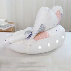 1 Pc 이동식 빨 수있는 모유 수유 베개 신생아 수평 지주 지원 패드 높은 탄성 코튼 모유 수유 베개, 하나, color4