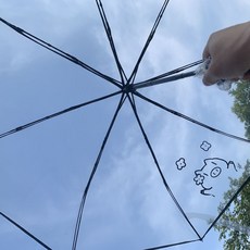 투명3단우산