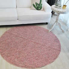 샤인 원형 러그 뜨개질 카페트 150x150, 민트