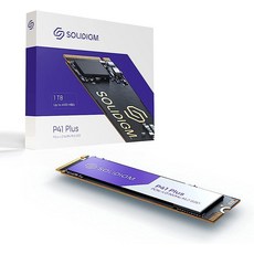 Solidigm P41 플러스 시리즈 2TB PCIe GEN 4 NVMe 4.0 x4 M.2 2280 3D NAND 내장 SSD (SSDPFKNU020TZX1), 1TB