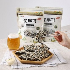 흥부각 가정용 김부각 흥부각기가막혀 남원찹쌀수제김부각 밥반찬 술안주 맥주안주 아이들간식 비건간식 마른안주, 55g, 10개