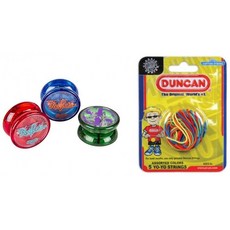 Duncan Reflection Auto Return Yo-Yo (Color May Variable) &amp; Yo String Multi Color (5-Pack):, 단일옵션