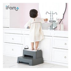 아이팜 헤링본 손잡이 유아디딤대 2단세트, 화이트, 선택:화이트