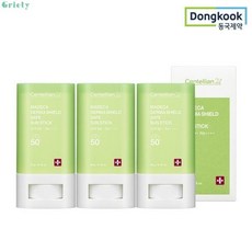 마데카 더마쉴드 세이프 선스틱 20g 3개 자외선차단 선케어 쿨링진정 병풀 TECA 온가족