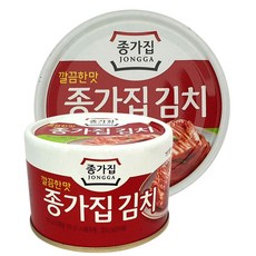 종가집 김치캔 깔끔한맛, 160g, 4개