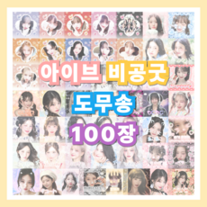 아이브 비공굿 도무송 스티커 선물세트, 100장(5장x20도안)