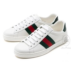 [GUCCI] 구찌 에이스 가죽 남성 스니커즈 386750-A3830-9071