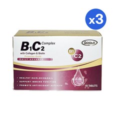 오리진에이 호주 B1C2 콜라겐 비오틴 30정 3set 비타민D, 3개, 30개