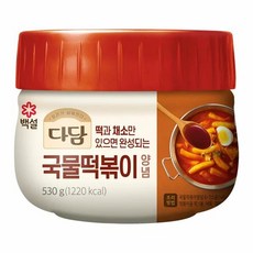 CJ 제일제당 다담 국물떡볶이양념 530g 맛좋은 국산 발효식품 매운맛 맛있는맛, 1개