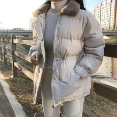 웰론빵빵 퍼 카라 패딩