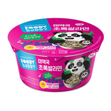 푸디버디 미역국 초록쌀라면 컵 입 (78g ), 78g, 6개