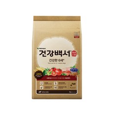 건강백서 6세이상 10.2kg 시니어 노령견 강아지 사료, 1개 - 건강백서10.2