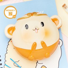 예쁜 유치 치아 이빨 보관함 유치보관 치아상자 이빨보관상자, 원숭이