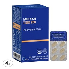 헬시온커스텀 뉴트리커스텀 구절초 추출물 250 21g 4개 30정