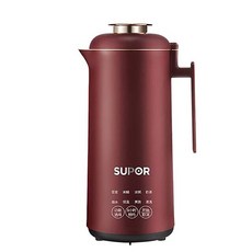 휴대성이 편리한 죽제조기 SUPOR-미니 두유 기계 220V 다기능 식품 블렌더 가정용 350ML 레트로 스타일 메, 레드_220V