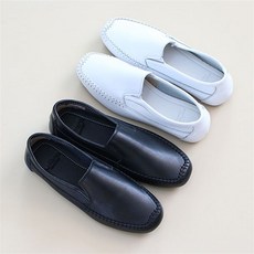 슈마레천연소가죽로퍼