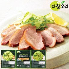 무항생제 다향오리 훈제슬라이스 180g 15팩 소스1병, 없음, 상세설명 참조