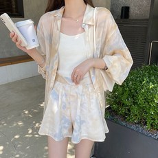 린넨셔츠반바지세트