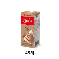 클릭유 서울우유 커피 24p, 200ml, 48개