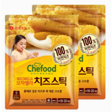 Chefood 모짜렐라 치즈스틱 400gx2개, 800g, 1개