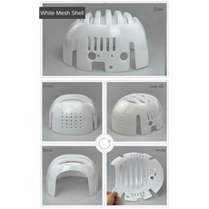 충돌 방지 야구 범프 액세서리 보호 인서트 안감 캡 안전 모자 장비, White grid, 1개