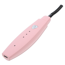 전기 속눈썹 고데기 USB 충전 가열 메이크업 도구 실용적인 헤어 롤러, 01 Black, 1개