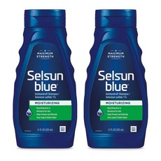 셀선블루 모이스처라이징 비듬 케어 샴푸 325ml 2팩 Selsun Blue Mositurizing with Aloe Dandruff Shampoo, 2개