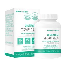 마미앤대디 리얼 엽산 비타민D, 60정, 1개