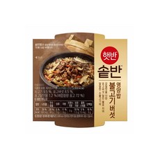 햇반솥반 불고기버섯영양밥 200g, 6개