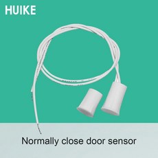 보안 홈 도어 열림 경보 유선 마그네틱 도어 센서 리드 스위치 위치 홀더 NC 신호 창 자석 감지기 가방 당 40 개