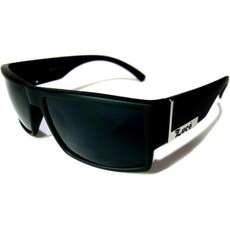 [관부가세포함] Locs Men's Flat Top Gangster Sunglasses 블랙 Silver F