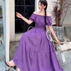 여름롱원피스 빅사이즈 휴양지 바캉스룩