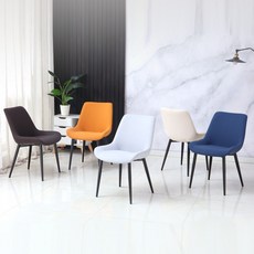 라비오 체어 철재 고급 디자인 네일 카페 인테리어 식탁 의자, 라비오-아이보리, 1개